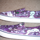 Illustration for article titled Oh hey! I painted even more shoes (and a work in progress)